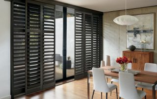 Shutter Sliding Doors For Slidng Glass Doors Window Treatment Styles