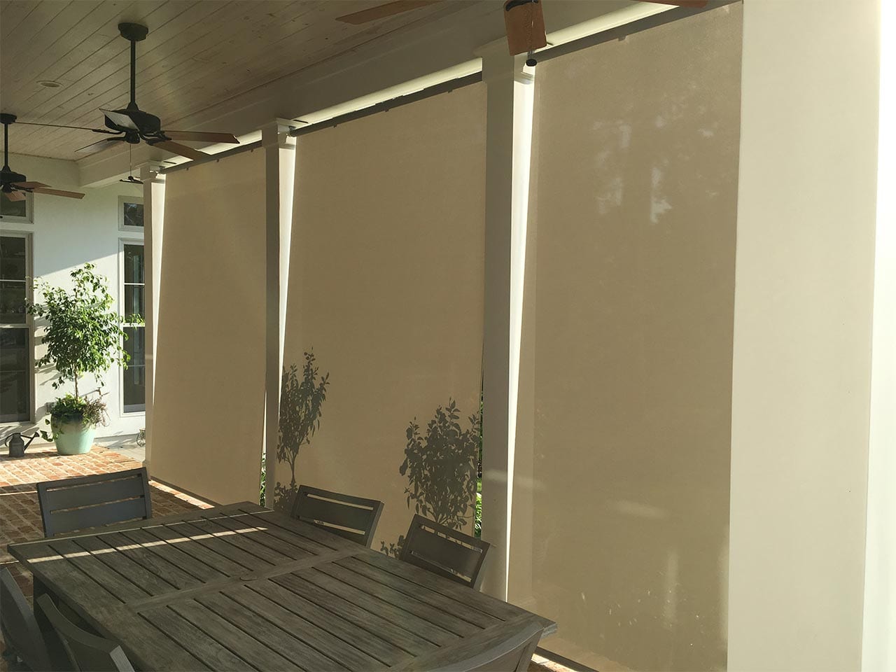 Pearl Gray Solar Shades